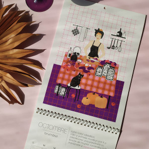 2024 BINE PETRECUT calendar cu ilustrații de Ana Bănică