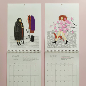 2024 BINE PETRECUT calendar cu ilustrații de Ana Bănică