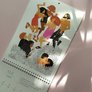 2024 BINE PETRECUT calendar cu ilustrații de Ana Bănică