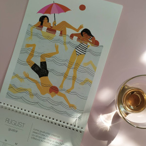 2024 BINE PETRECUT calendar cu ilustrații de Ana Bănică
