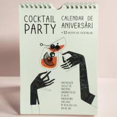 COCKTAIL PARTY calendar de aniversări + 12 rețete de cocktailuri