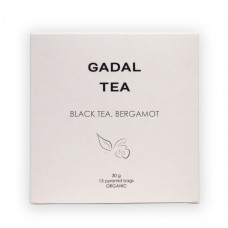 Ceai negru organic cu bergamotă (15 piramide)
