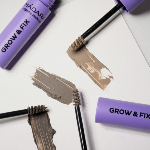 GROW & FIX Gel pentru sprâncene 4 ASH BROWN