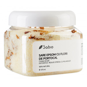 Sare Epsom cu flori de portocal