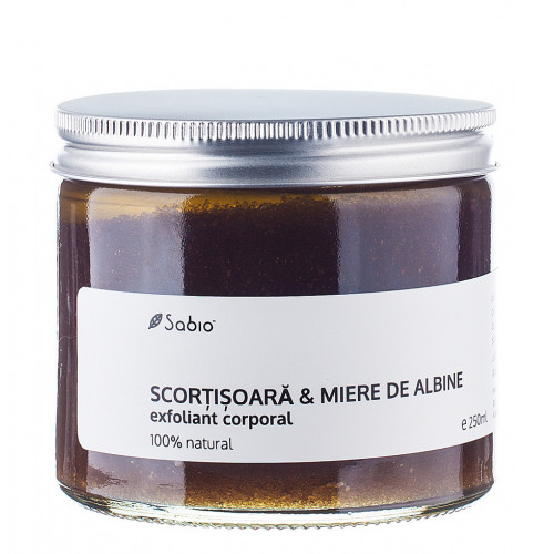 Exfoliant corporal SCORȚIȘOARA ȘI MIERE DE ALBINE