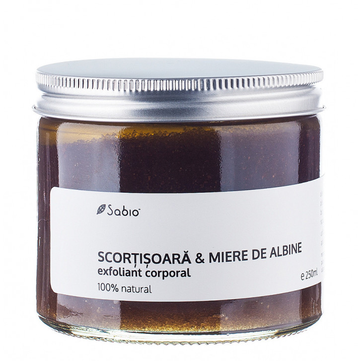 Exfoliant corporal SCORȚIȘOARA ȘI MIERE DE ALBINE