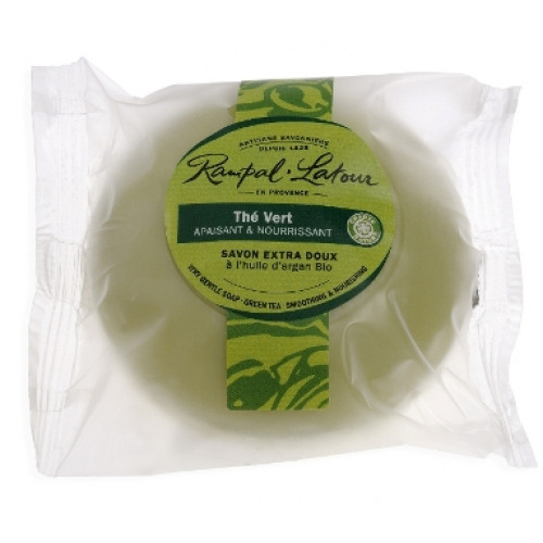 Săpun natural rotund ceai verde argan