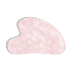 Piatră Gua Sha pentru masaj facial ROSE QUARTZ