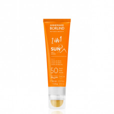 SUN SPF 50 Cremă de soare & balsam de buze 2in1