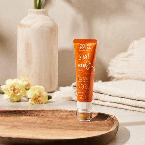 SUN SPF 50 Cremă de soare & balsam de buze 2in1