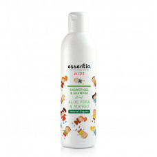 2in1 Gel de dus si sampon pentru copii - Aloe Vera & mango