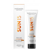 SPF 15 BEACH BB Cremă de soare cu particule strălucitoare 