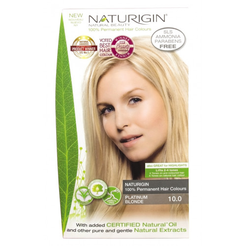 10.0 Blond platinat - Vopsea naturala de par