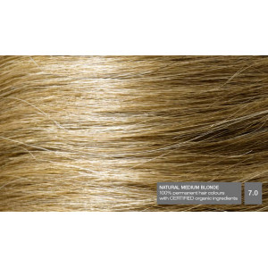 7.0 Blond mediu natural - Vopsea naturala de par