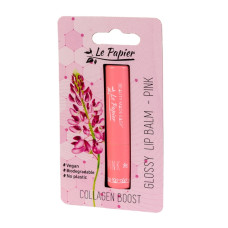 Balsam de buze cu colagen GLOSSY PINK
