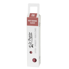 Ruj Le Papier 08 ROSY BROWN GLOSSY