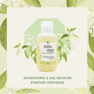 Gel de duş & şampon argilă verbină – travel