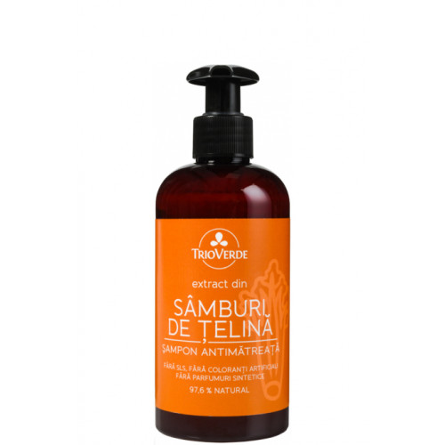 Șampon antimătreață cu extract din țelină