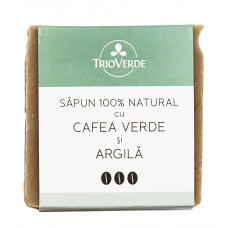 Săpun natural cu cafea verde şi argilă