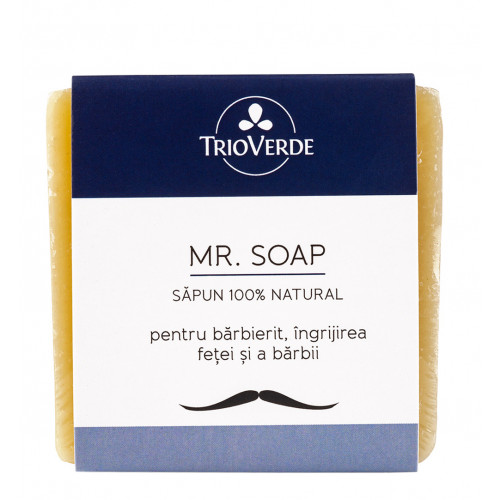 Săpun natural pentru bărbierit & îngrijirea feței și a bărbii – MR. SOAP