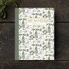 Koustrup green floral notebook