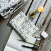 Koustrup green floral notebook