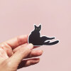 Ana Banica sticky cat tabby black