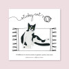 Ana Banica sticky cat tabby tuxedo