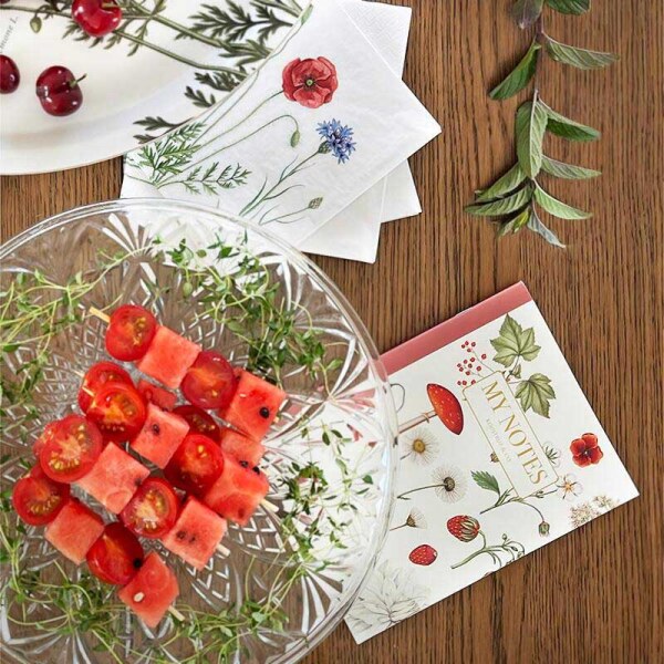 Koustrup Red Floral