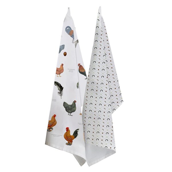 Koustrup tea towel HENS