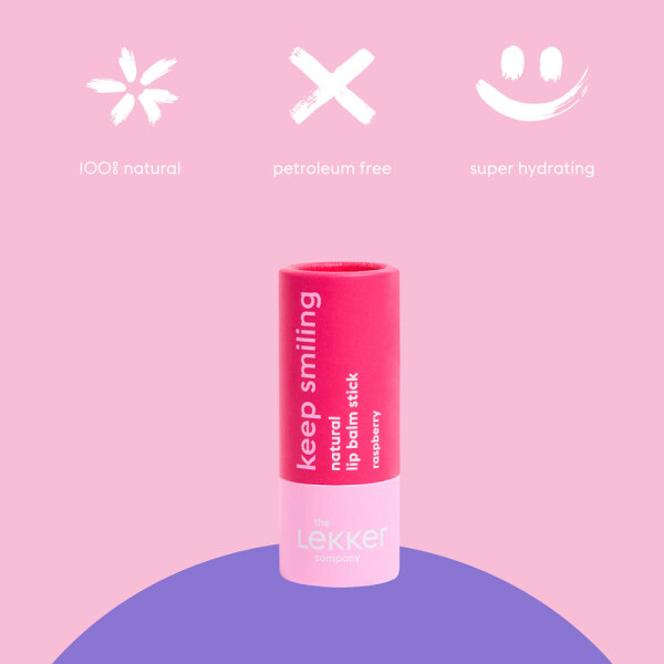 Lekker lip balm STICK Raspberry Lemonade